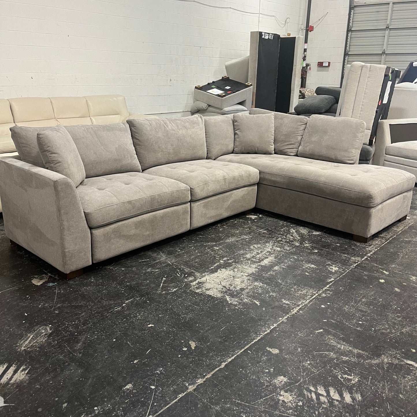 Thomasville Miles Power Reclining Sectional Sofa