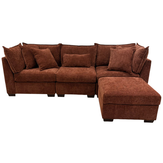 Briar Modular Sofa - Rust Red