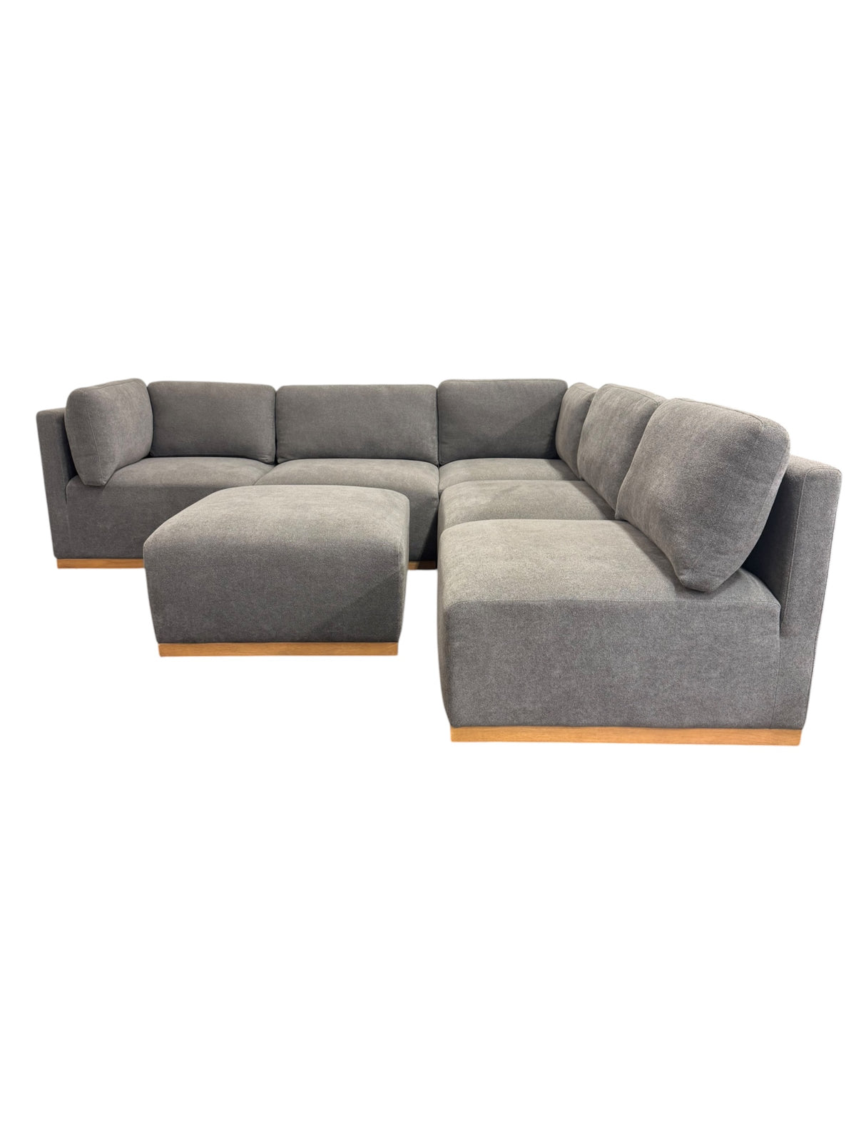 Henredon 6-Piece Grey Modular Sectional