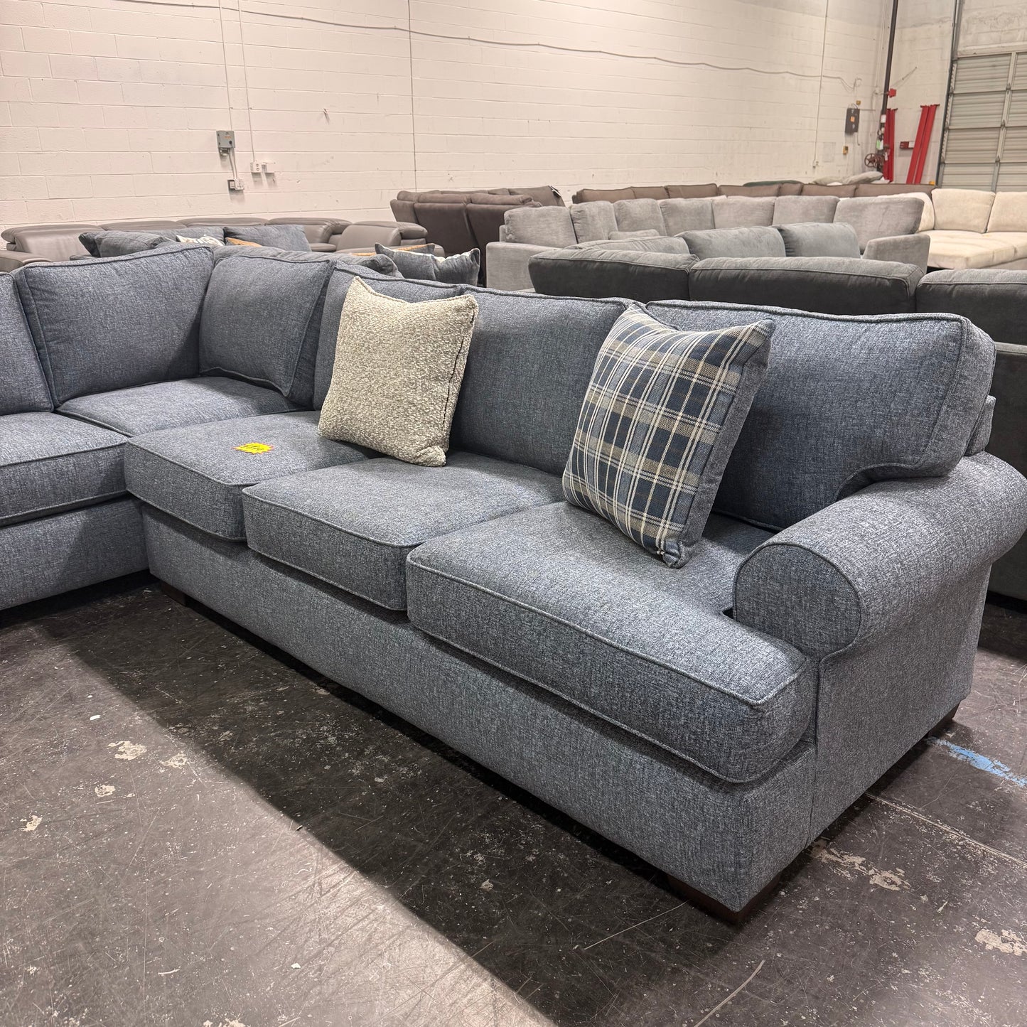 Becker Navy Sectional - NEW
