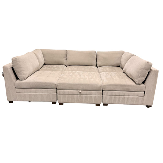 Costco Beige Tisdale 6-Piece Modular Sectional