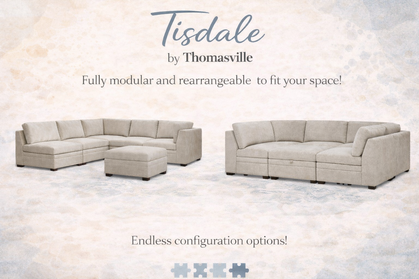 Thomasville Tisdale Modular Sectional (Gray)