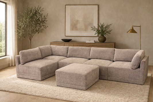 Thomasville Fallon Modular Sectional -Gray