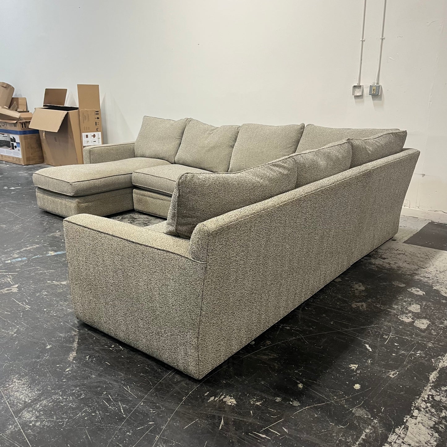 Room & Board Sectional with Chaise