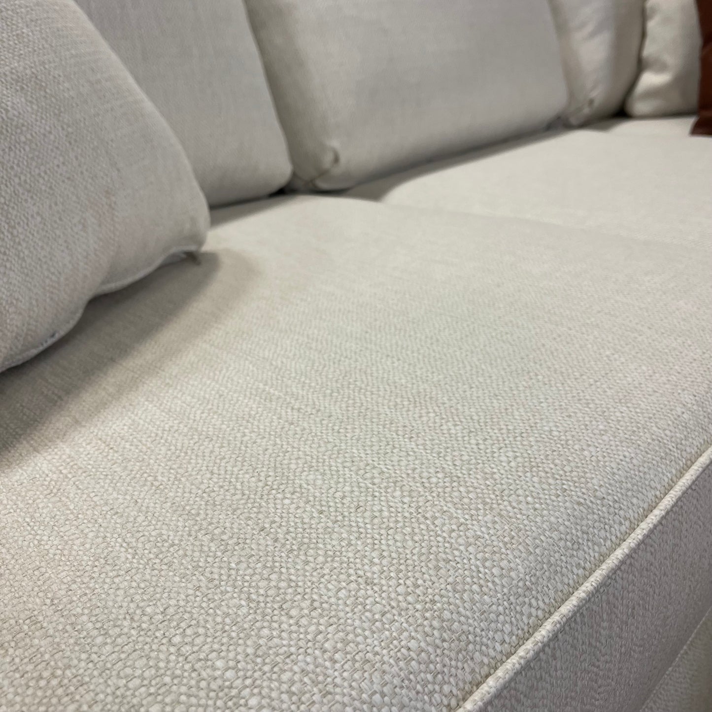 5250 Performance Fabric Sectional with Chaise β Ivory
