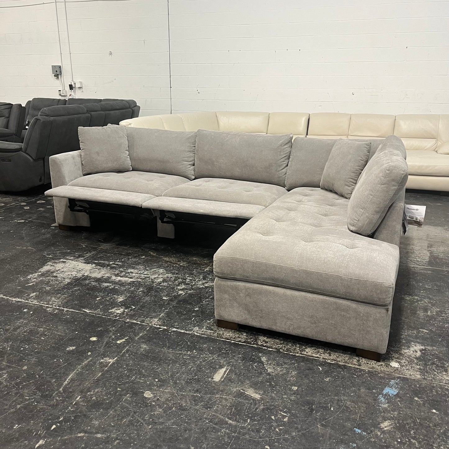 Thomasville Miles Power Reclining Sectional Sofa