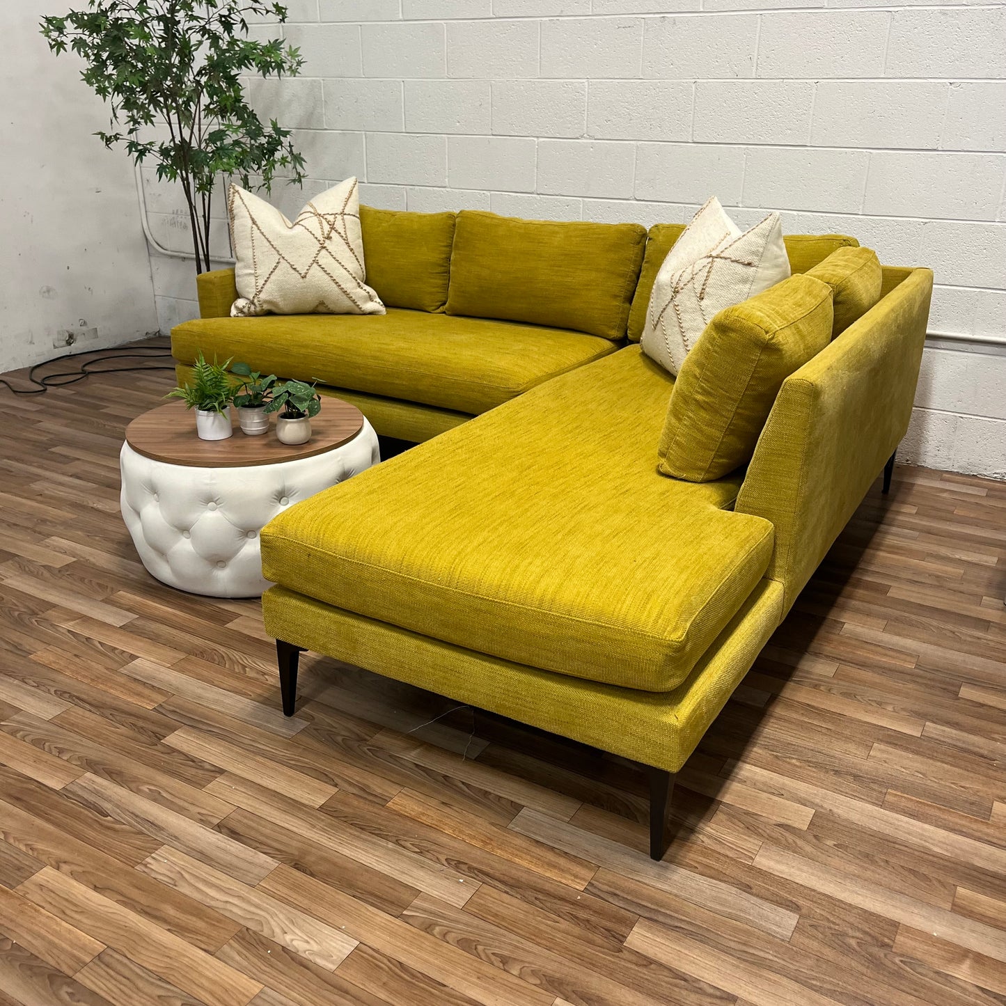 West Elm Andes 90โ Chaise Sectional
