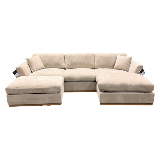 Henredon Caley Sectional with Ottoman