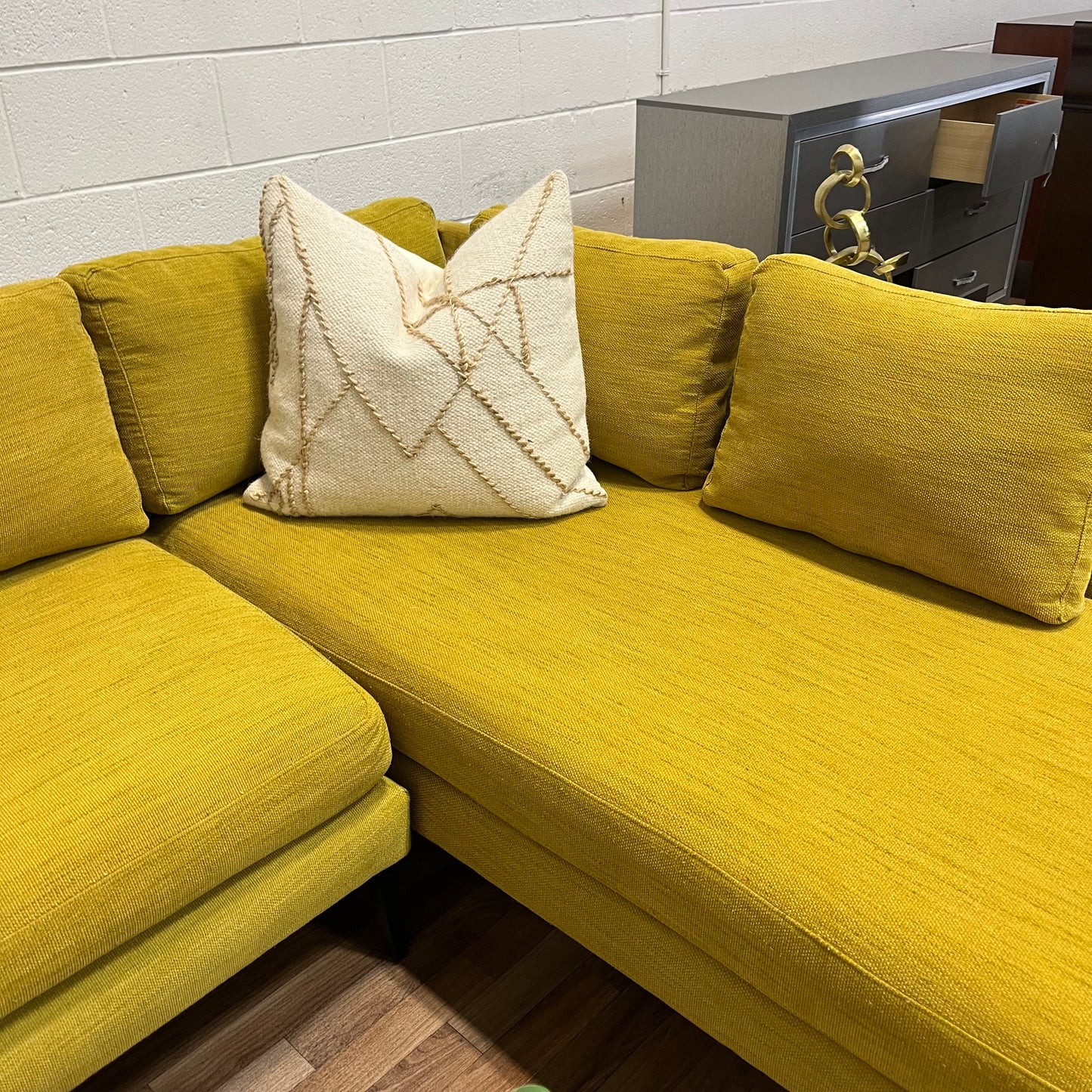 West Elm Andes 90โ Chaise Sectional