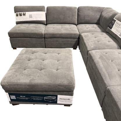 Thomasville Tisdale 7-Piece Modular Sectional (Gray)