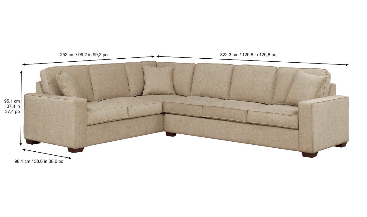 Clearmont Fabric Sectional