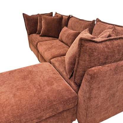 Briar Modular Sofa - Rust