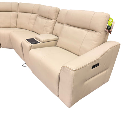 Monica Leather Power Reclining Sectional
