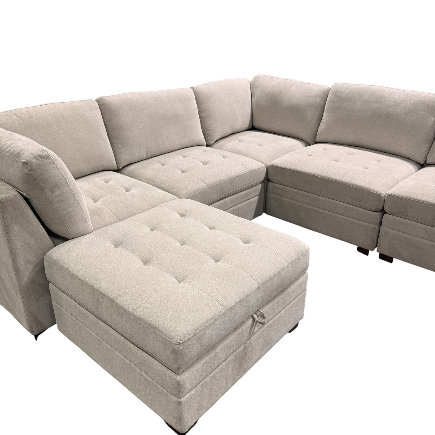 Thomasville Beige Tisdale 6-Piece Modular Sectional