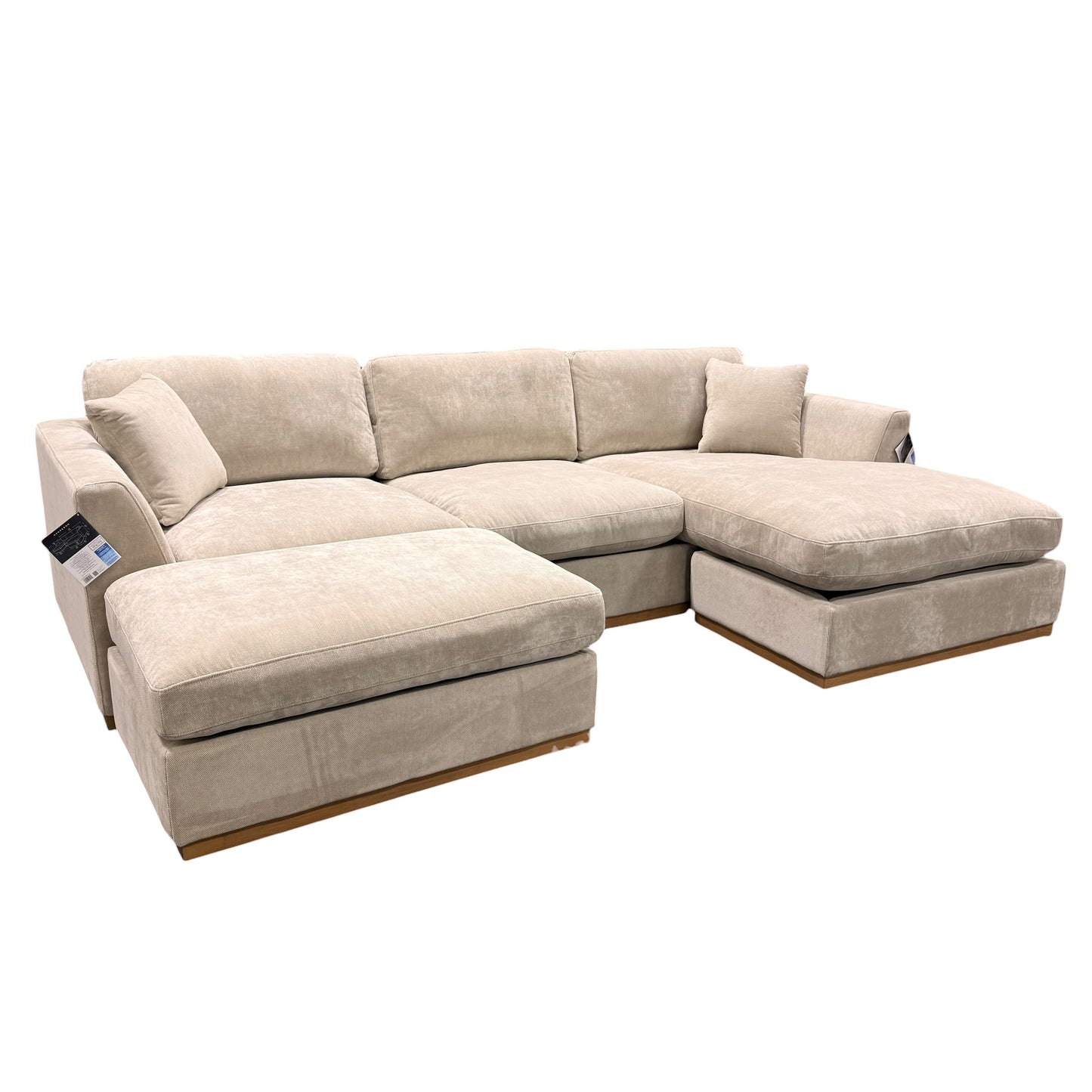 Henredon Caley Sectional with Ottoman
