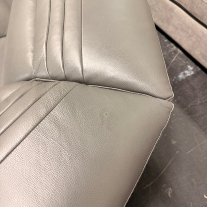 Karson Leather Power Reclining Sectional