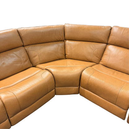 BarcaLounger Rowan Leather Reclining Sectional