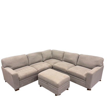 Thomasville Langdon 2-Piece Sectional with Ottoman