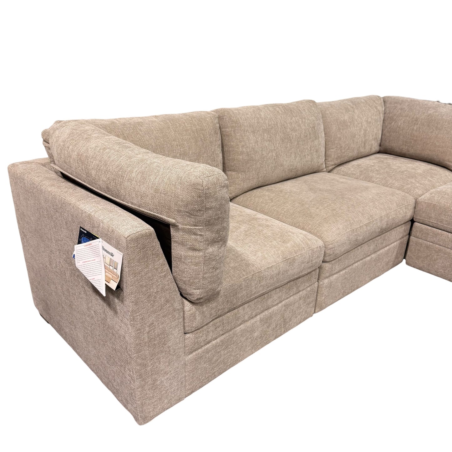 Thomasville Taupe Tisdale 4-Piece Modular Sectional