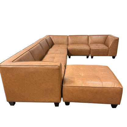 Wallingford Leather Modular Sectional