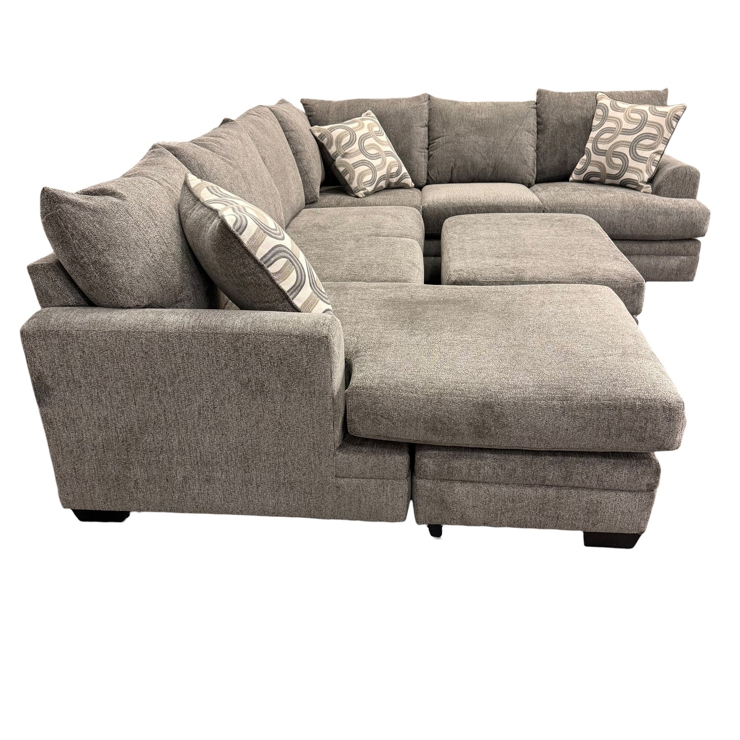 Harlowe U Shape Sectional - NEW Gray
