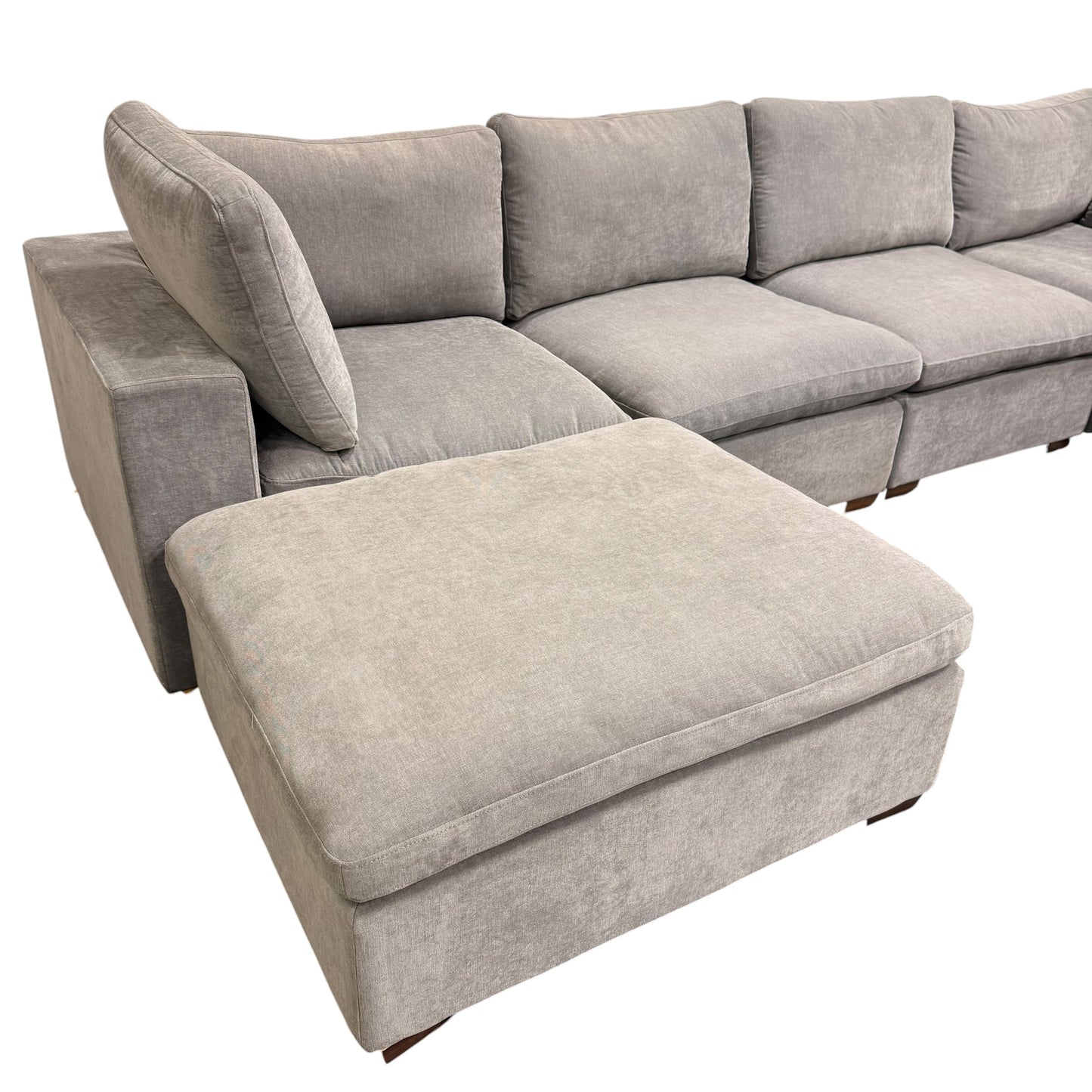 Thomasville Lowell 8-Piece Sectional Sofa Gray