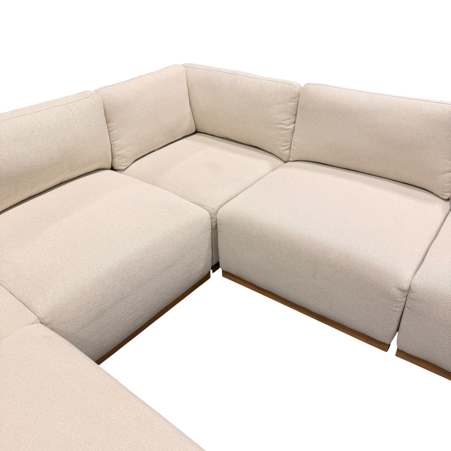 Henredon 6-Piece Boucle Modular Sectional