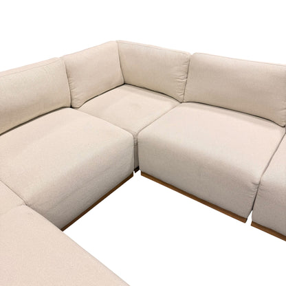 Henredon 6-Piece Boucle Modular Sectional
