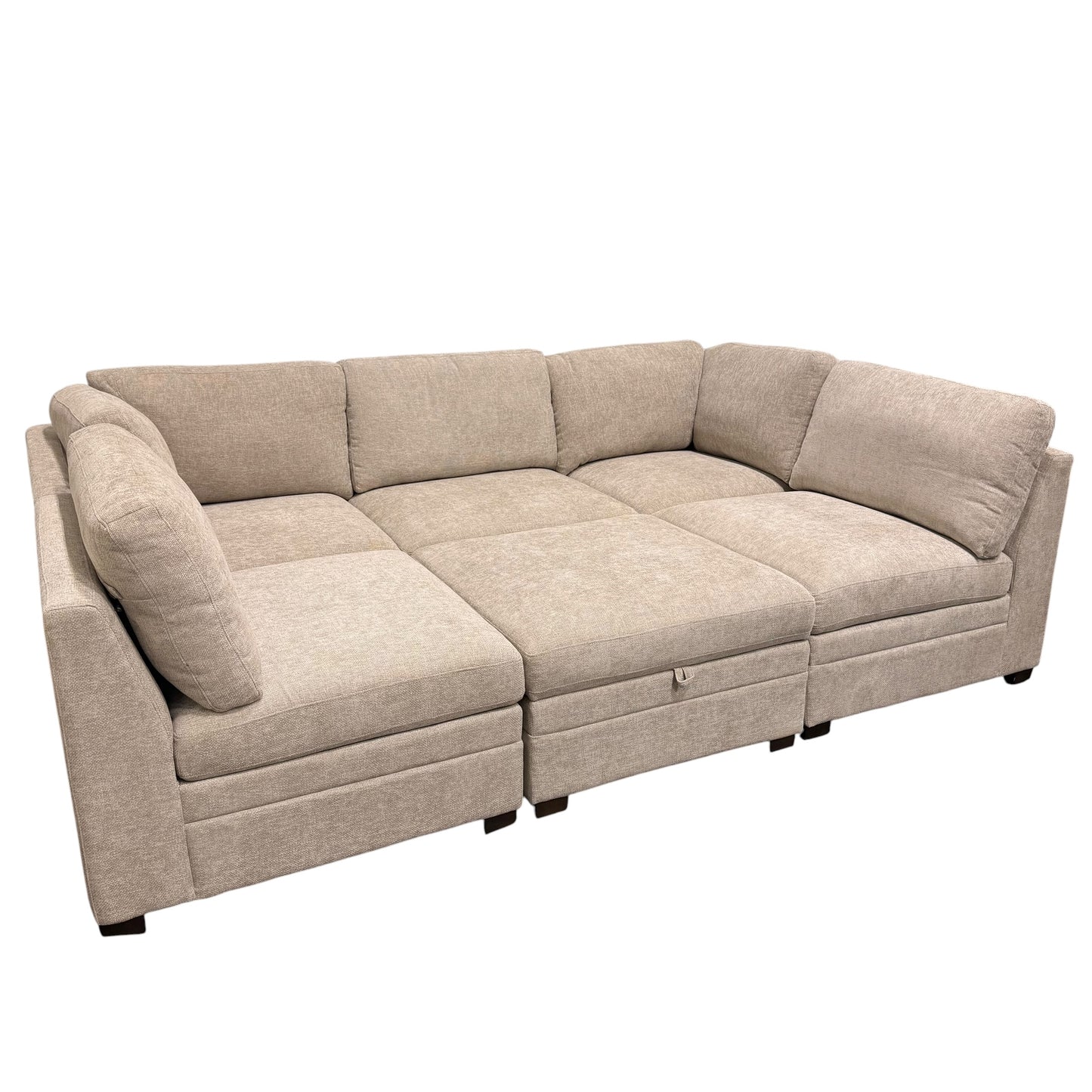 Thomasville Taupe Tisdale 6-Piece Modular Sectional