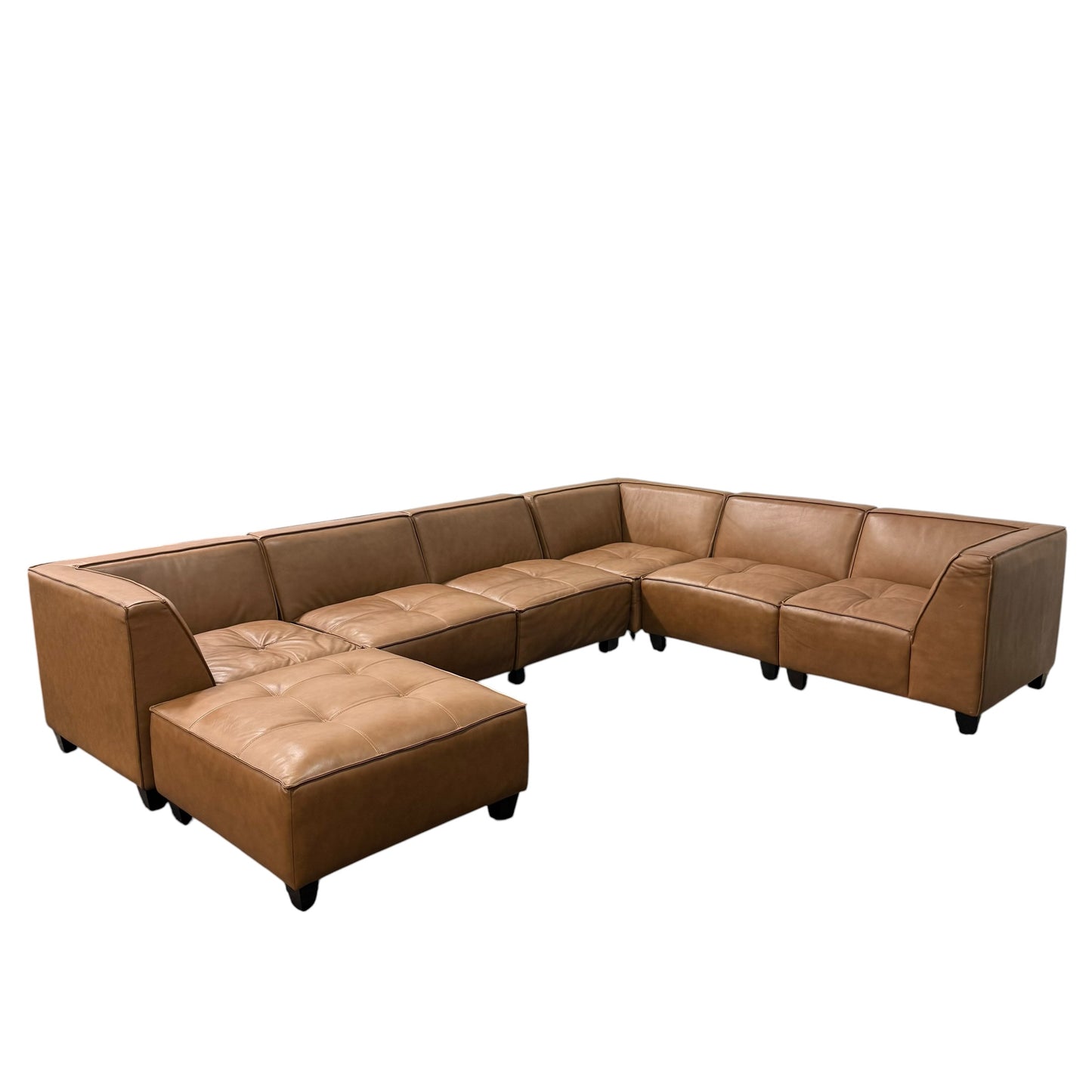 Wallingford Leather Modular Sectional
