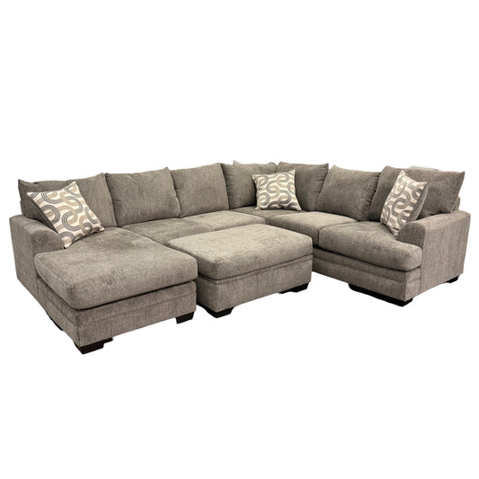 Harlowe U Shape Sectional - NEW Gray