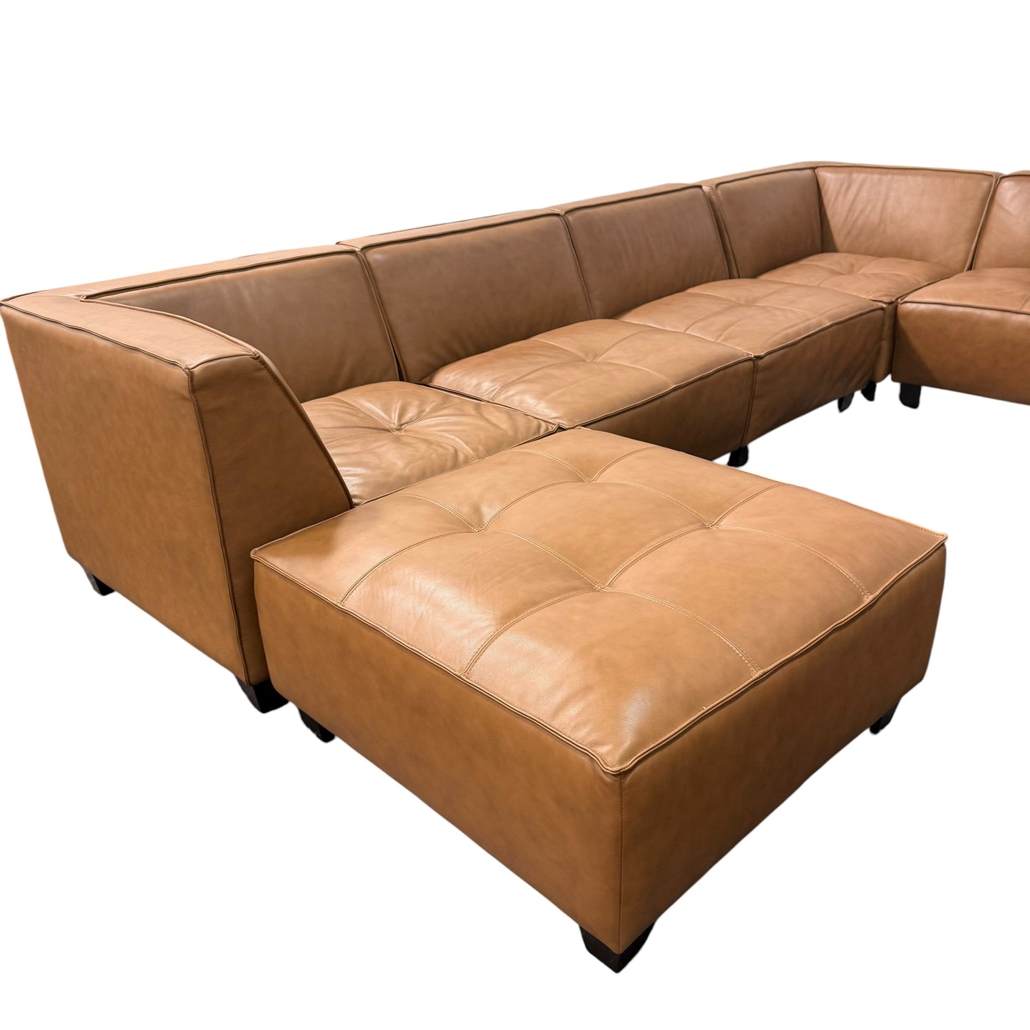 Wallingford Leather Modular Sectional