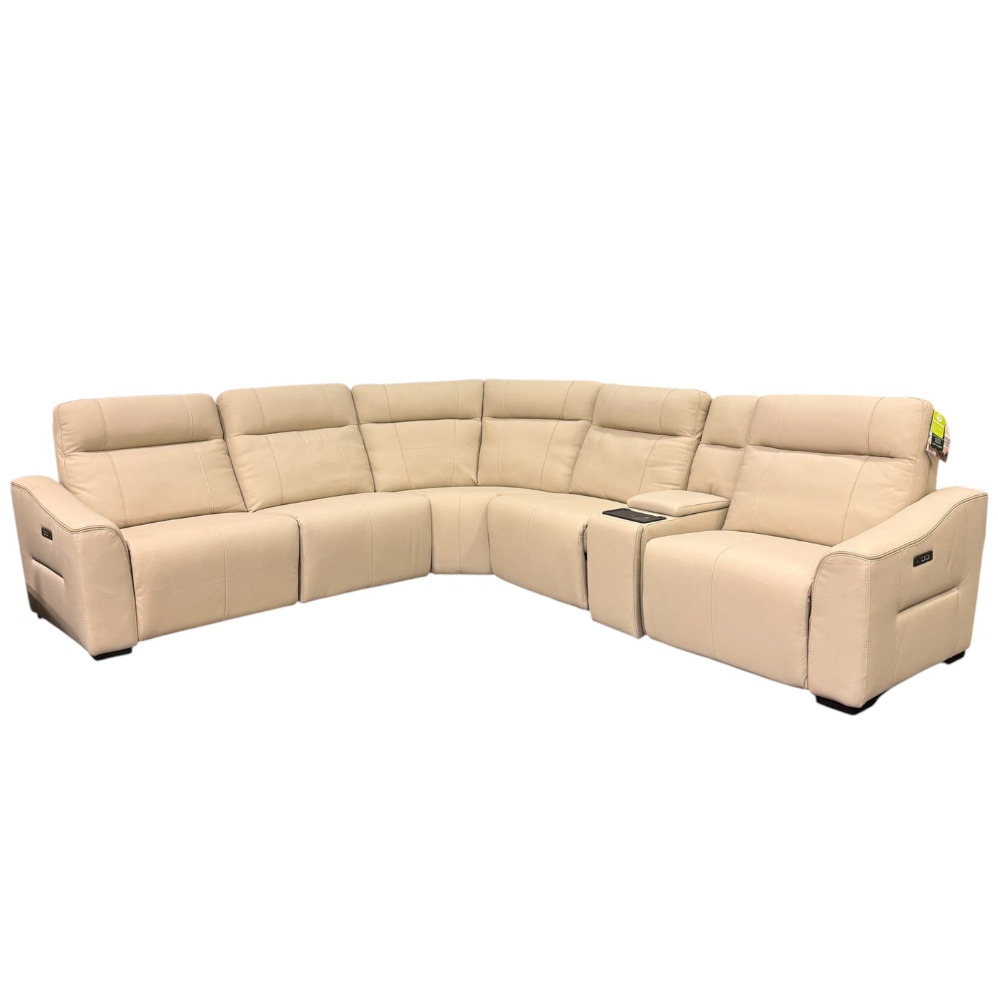 Monica Leather Power Reclining Sectional