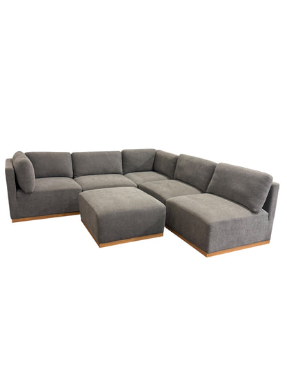 Henredon 6-Piece Grey Modular Sectional