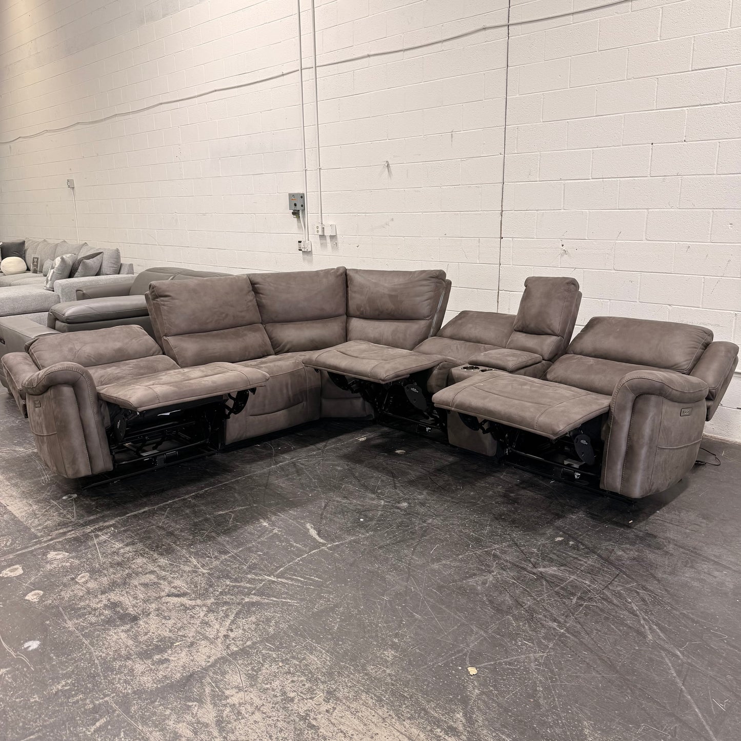 Carlin Fabric Power Reclining Sectional