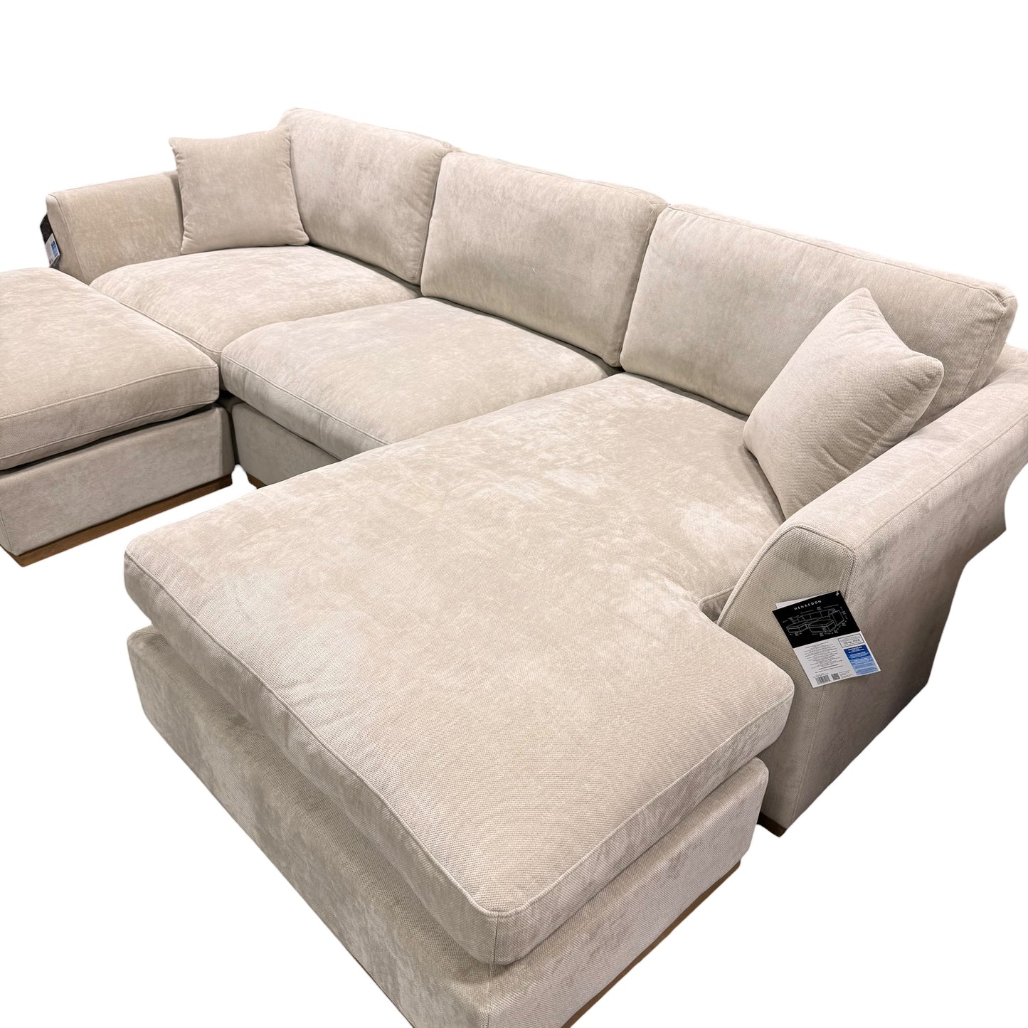 Henredon Caley Sectional with Ottoman