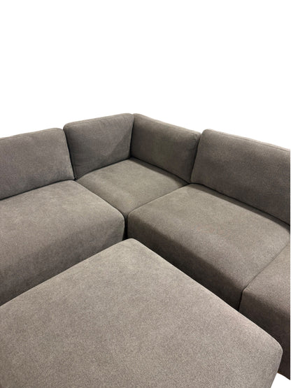 Henredon 6-Piece Grey Modular Sectional
