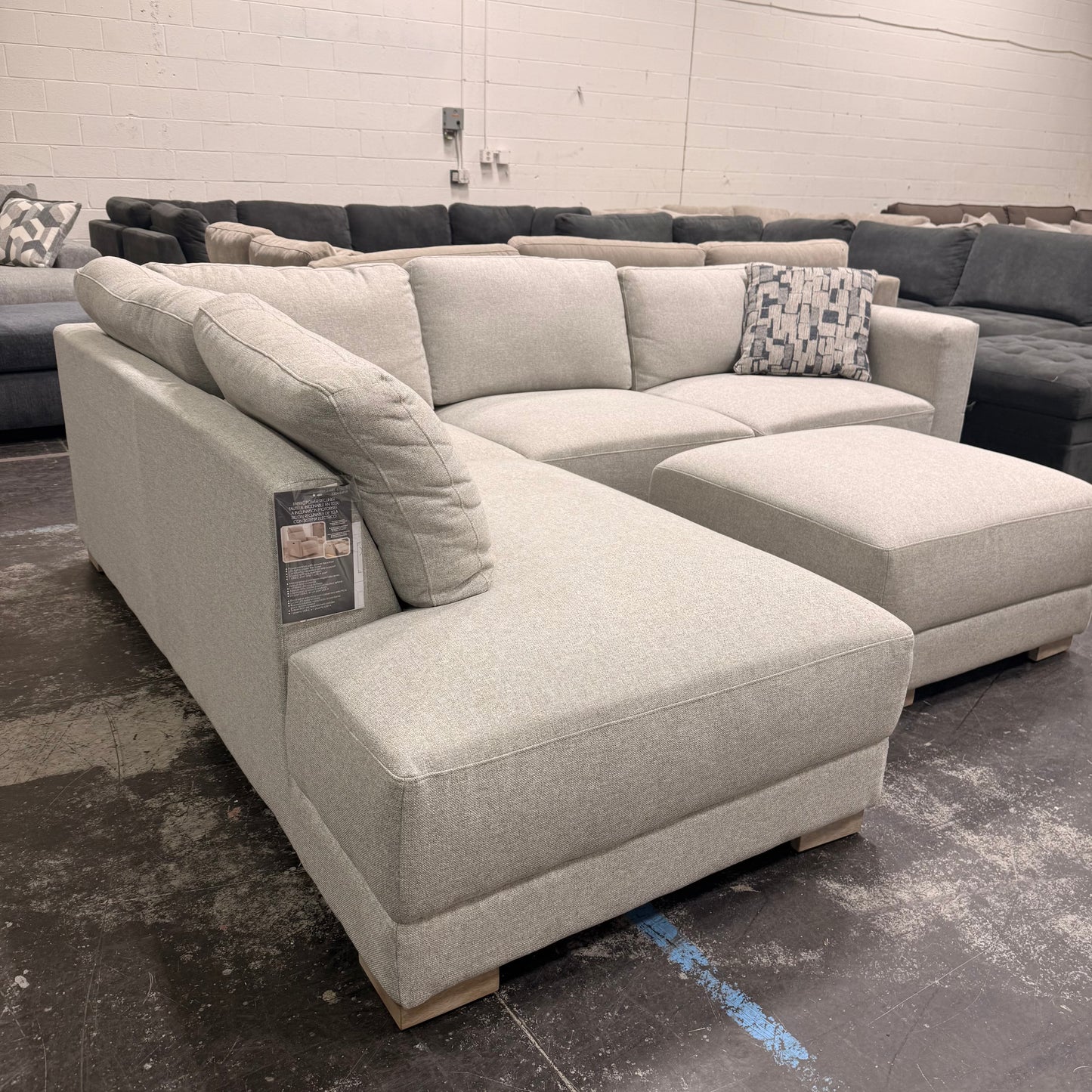 Drayden Sectional with Ottoman