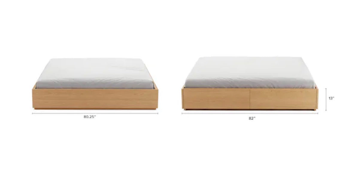Article Leif King Platform Storage Bed