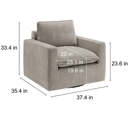 Sereen swivel Accent Chairs Set