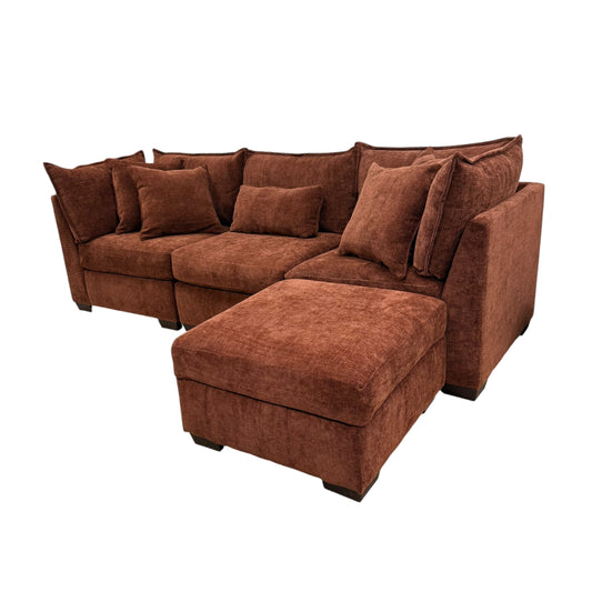 Briar Modular Sofa - Rust