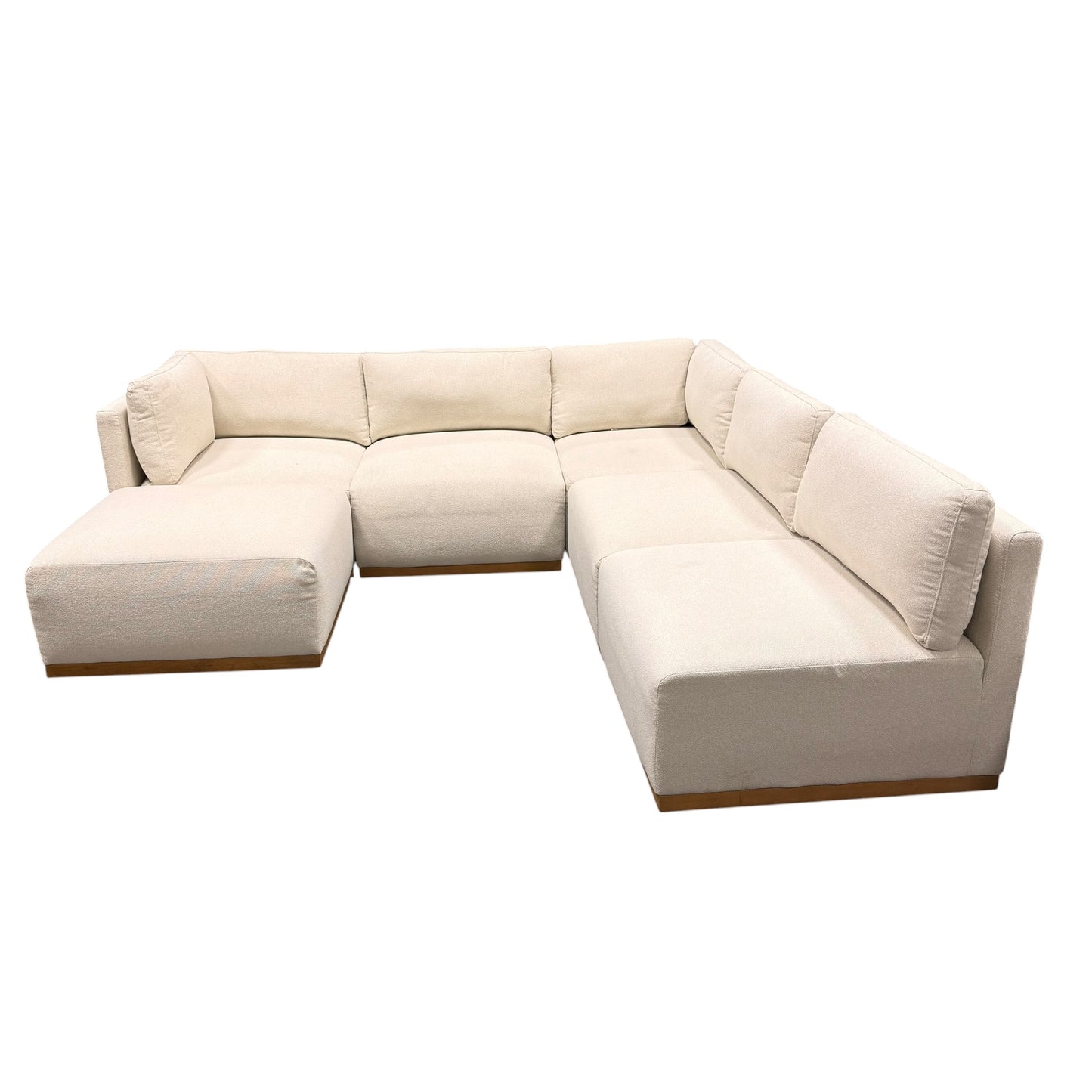 Henredon 6-Piece Boucle Modular Sectional