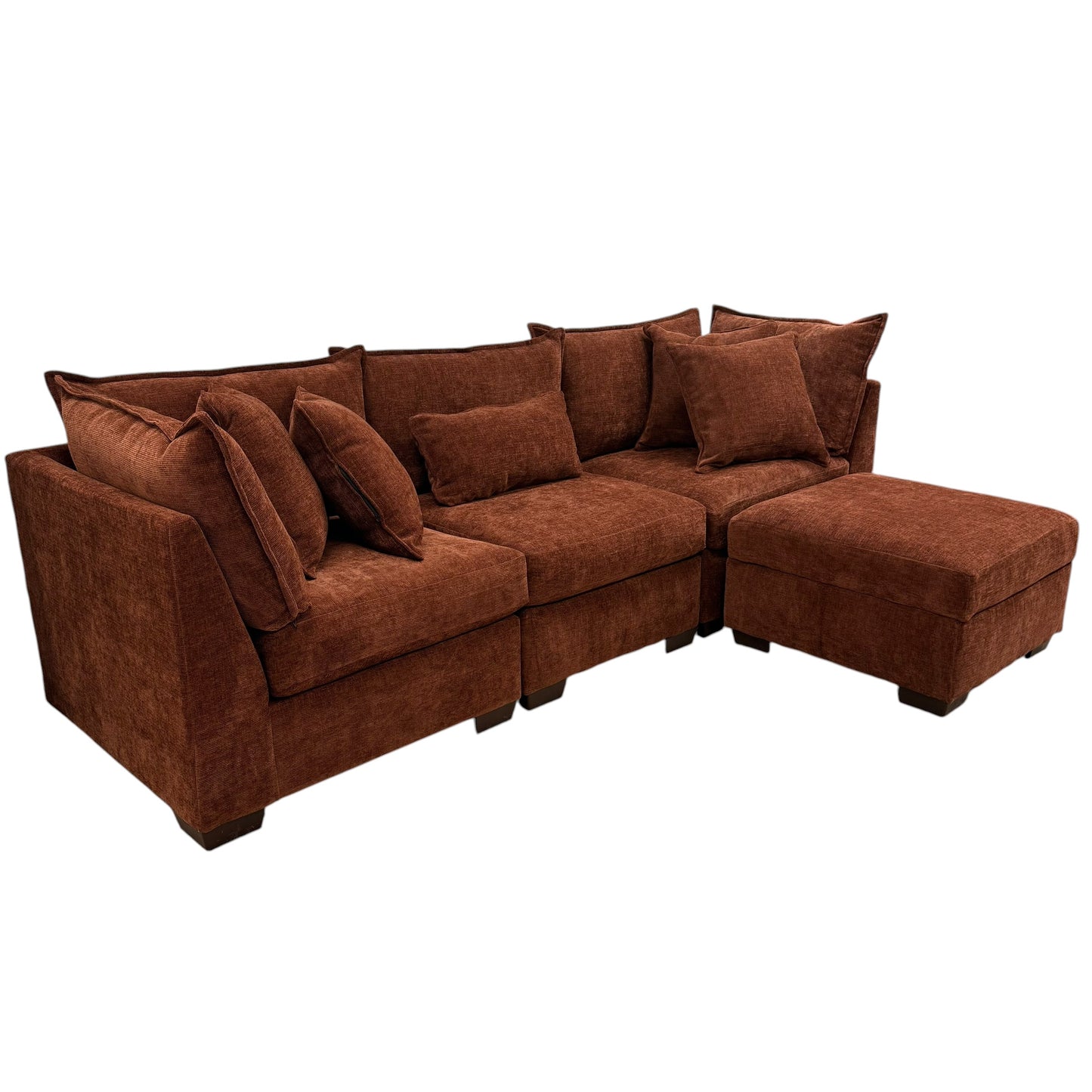 Briar Modular Sofa - Rust