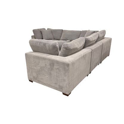 Thomasville Lowell 6-Piece Sectional Sofa Grey (no ottoman)