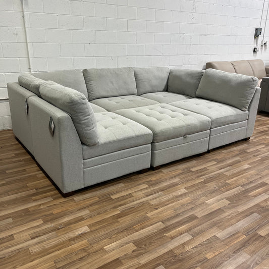 Costco Tisdale Boucle 6-Piece Modular Sectional