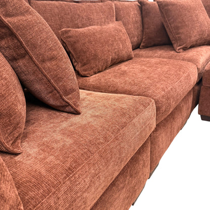 Briar Modular Sofa - Rust
