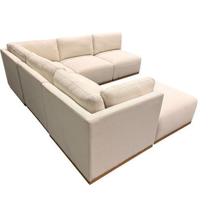 Henredon 6-Piece Boucle Modular Sectional
