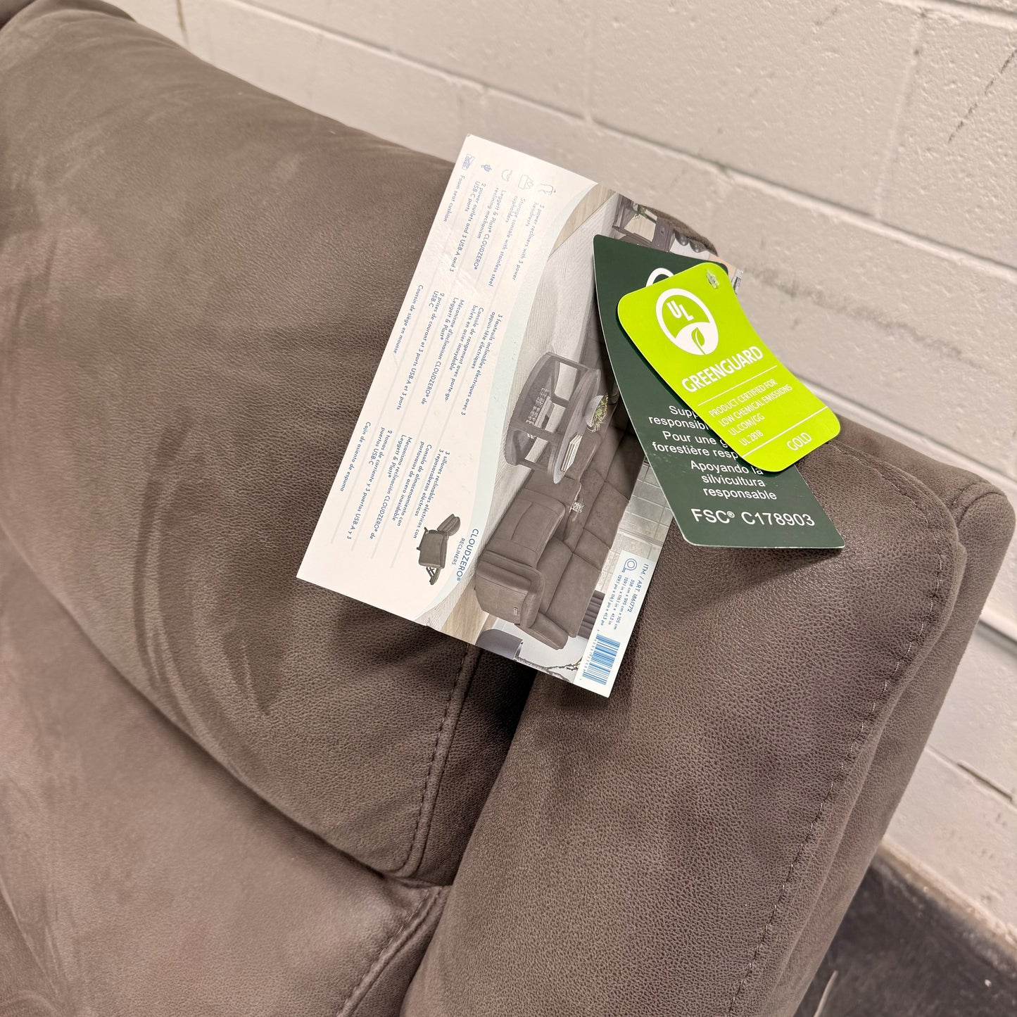 Carlin Fabric Power Reclining Sectional