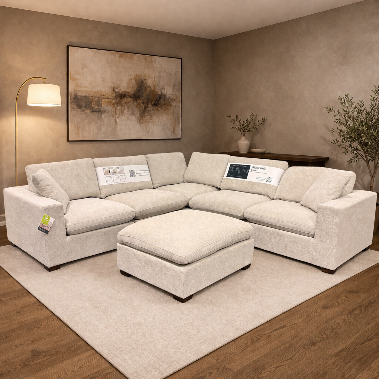 Thomasville Lowell 6-Piece Sectional Sofa (Like-New)
