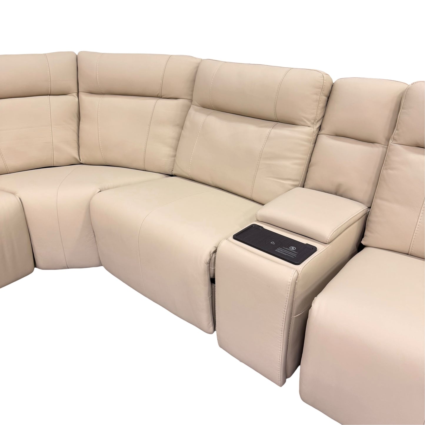 Monica Leather Power Reclining Sectional